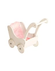 Doll Buggy in White Finish