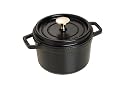 staub ココットラウンド 16cm ブラック 40509-480(1101625)