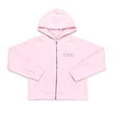 Antigua University of Illinois Girl's Pink Lucky Long Sleeve Fleece Hoody