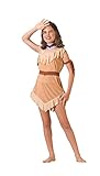 Native American Girl Costume, Brown, Medium