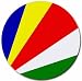 Seychelles Flag Round Mouse Pad
