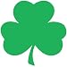 Irish Green Shamrock Car Magnet