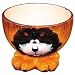 ZooBuds Hand Painted Ice Cream or Cereal Bowl - Lion Design