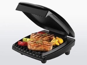 GEORGE FOREMAN GR20B BLACK GRILL NON STICK 60SQUARE INCHES (GR20B) -