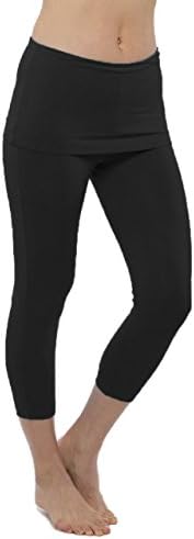 KiraGrace Women's Flirt Dancer Capri (Small, Black)