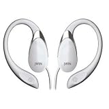Jwin Jhe45Sil Ultra Lightweight Ear-Clips For Digital Devices With In-Line Volume Control (Silver)
