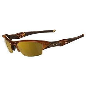 Oakley Sunglasses FLAK JACKET POLARIZED (12-901) Polished Rootbeer Gold Iridium by Flak Vest