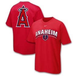 Los Angeles Angeles - Anaheim Nike Youth Short Sleeve MLB T-shirt - Arch Graphic and Date