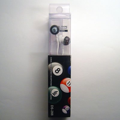 Head Phones 8-ball style