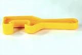 Bucket Lid Wrench - Open / Lift Lids on 5 Gallon Plastic Buckets & Small Pails - Yellow - Durable Plastic Opener Tool
