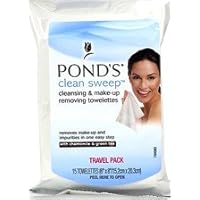 Pond's Clean Sweep Chamomile Cleansing & Make-up Removing Towelettes,15 ct [T...