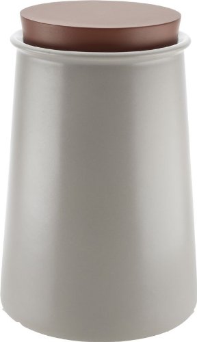 Alessi DC03/92HLG Tonale Beh&auml;lter aus Steingut mit Deckel aus Silikon Light Grey, 18 cm Ho Preisvergleich