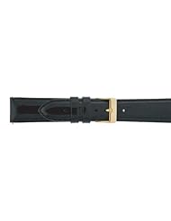 Ladies 12mm Black Genuine Patent Leather watch strap