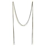 Connected Chain Earring Necklace; 18