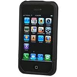 Black Proguard Snap On Hard Rubberized Rubber Feel Case Cover for ATT Cingular iPhone (not 3G)