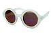 O2 Eyewear JP7148 Mirrored Candy Revo Matte Finish Flash Retro Funky Sunglasses (Matte Finish, TURQUOISE)