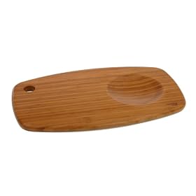 Natural Home 50108 Bamboo Bar Board with Mincing Bowl