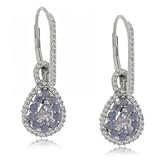 31slAY 3ACL. SL160  Gold Vintage Inspired Earrings Ceylon Sapphire Diamond