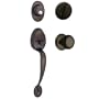 Schlage F362 PLY 613 ACC RH Plymouth Double Cylinder Handleset with Right Hand Accent Lever Interior