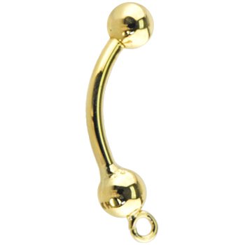 Childrens Toyshop  Jewelry : Solid 14KT Yellow Gold ADD ON CHARM Belly Ring