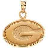 14K Yellow Gold Green Bay Packers Pendant