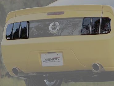GT Styling GT4141 Smoke Blackout Taillight Covers 05-09 Mustang