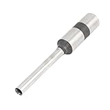 uxcell 中空ペーパードリルビット　紙ドリルビット　メタル　シルバートーン　ダークグレー　11mm　75mm