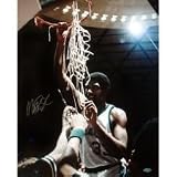 Magic Johnson Michigan State Cutting Down Net 16x20 Photograph