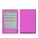 Solid State Vibrant Pink Design Protective Decal Skin Sticker for Amazon Kindle DX E-Book Reader