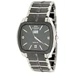 ONISS MENS BLACK METAL CERAMIC SWISS DIAMOND WATCH MODEL #ON605-M-BLACK