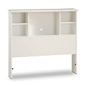 South Shore Furniture, Sand Castle Collection, Bookcase Headboard 39", Pure White