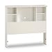 South Shore Furniture, Sand Castle Collection, Bookcase Headboard 39", Pure White