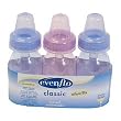 Evenflo Classic Tinted Bottles - BPA Free 3 Pk 4 Oz- 12 /Pack