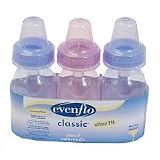 Evenflo Classic Tinted Bottles - BPA Free 3 Pk 4 Oz