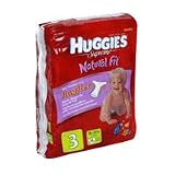 Huggies Supreme Natural Fit Diapers Step 3, Jumbo Pack- 35 / Pack, 4 Packs