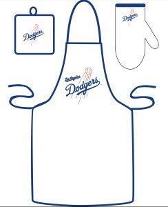 Los Angeles Dodgers Grilling Apron Set