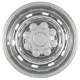 Set Of Four 2003, 2004, 2005, 2006, 2007, 2008, 2009, 2010 Dodge Ram 2500, 3500 17 inch Chrome Wheelskins (For Steel Wheels)