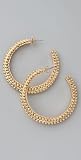 Rachel Leigh Jewelry Sweet Tooth Beaded Hoops by Rachel Leigh Jewelry