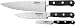 LamsonSharp 3-Piece Forged Kullenschliff Chef's Knife Set