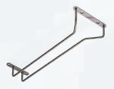 グラス吊り金物 ブラウン色塗装 全長:400mm