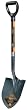 Ames True Temper Viper Round Point Shovel With 30-Inch D-Grip Fiberglass Handle #1582200