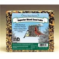 Superior Blend Seed Bird Cake, 2 Lbs by Pine Tree Farms Inc