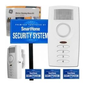 GE Smart Home Motion Sensing Alarm Kit with Yard Sign