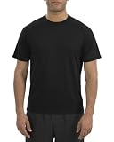 Upscale Men's 100% Polyester Raglan Sleeve T-Shirt With Wicking And Anti-Microbial Treatments - Black