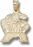 Maryland Terrapins M Terrapin Pendant - 10KT Gold Jewelry