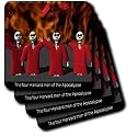 Four Harvard Men Of The Apocalypse - Set Of 4 Ceramic Tile Coasters