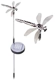 Solar Garden Stake Accents Garden Or Pathway With A Whimsical Dragonfly Motif