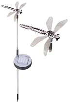 Solar Garden Stake Accents Garden Or Pathway With A Whimsical Dragonfly Motif