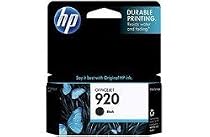 Original HP 920 Black Officejet Ink Cartridge in Retail Packaging