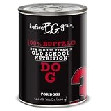 Before Grain Buffalo Formula Canned Dog Food ''3'' (12/13.2-oz cans)
